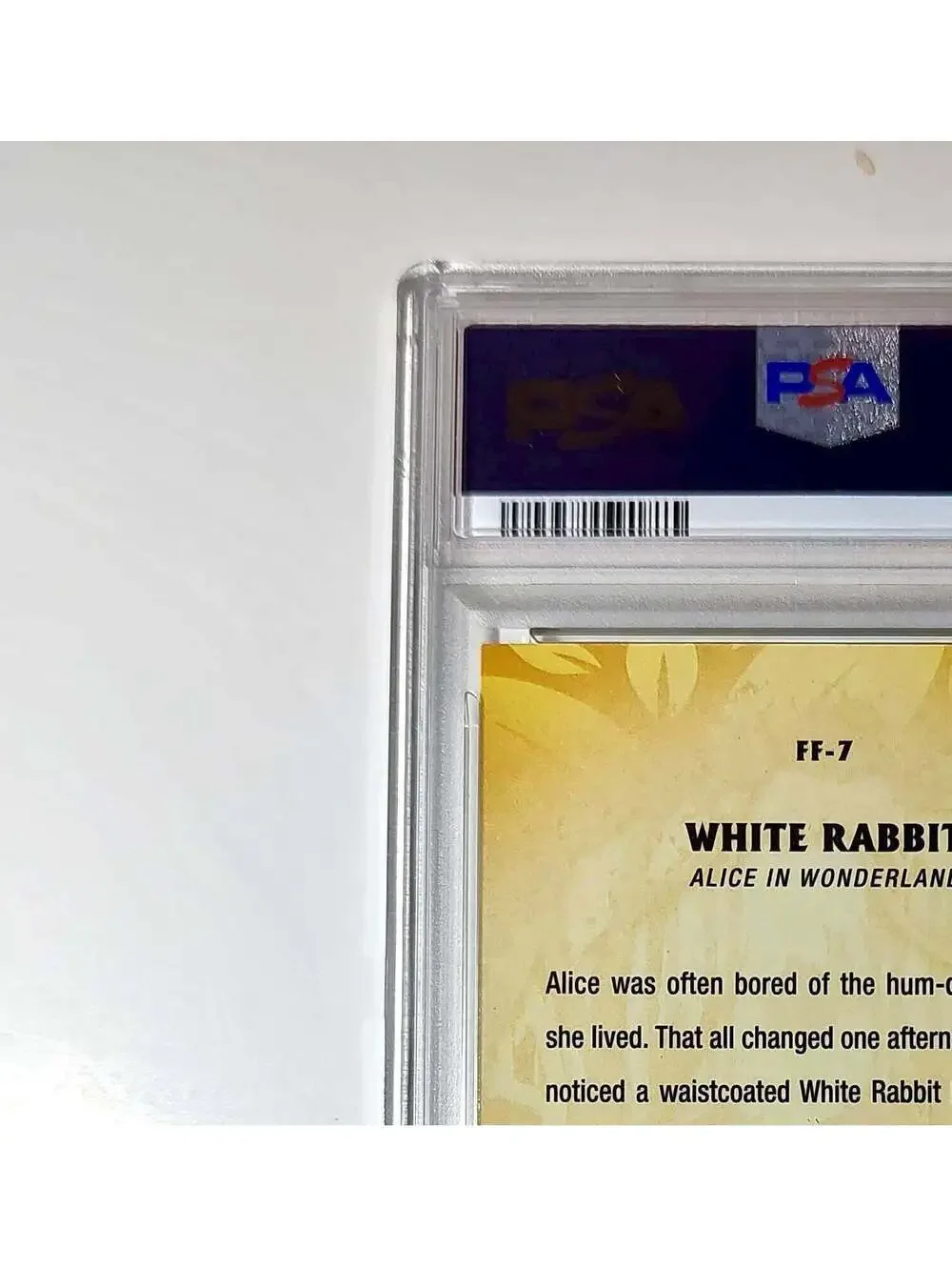 White Rabbit 2025 Topps Disney #FF-7 Furry Friends Card PSA 10